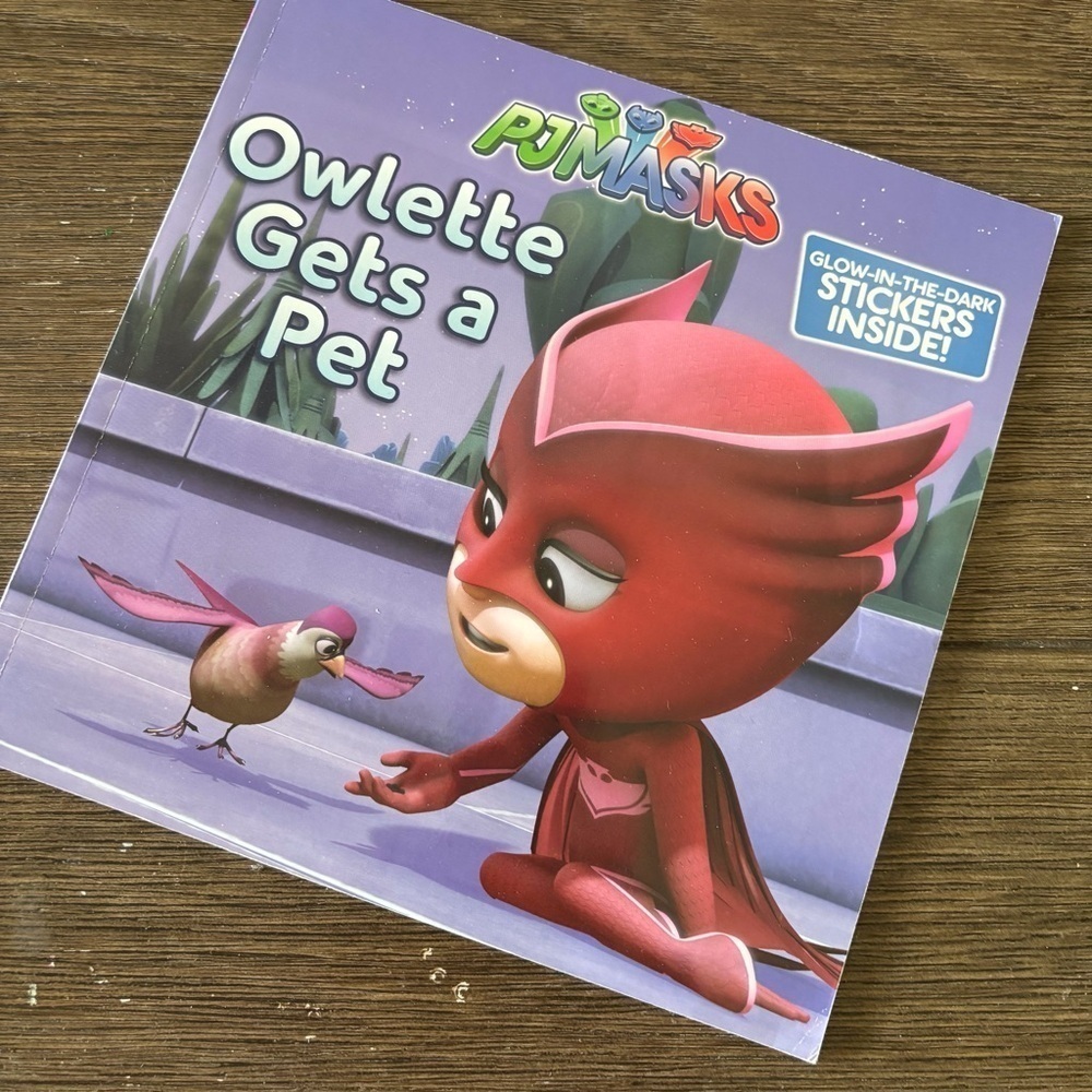 Pj Masks Owlet gets a pet paperback book